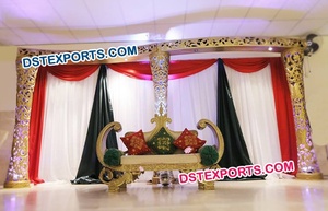 Boda musulmana Walima etapa decoración mejor indio matrimonio etapa decoración última boda etapas fabricantes - Product Image 2