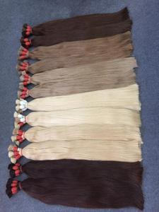 Venta caliente de alta calidad doble dibujado a granel sedoso recto vietnamita virgen extensiones de cabello humano Cierre de encaje textura de onda profunda - Product Image 5