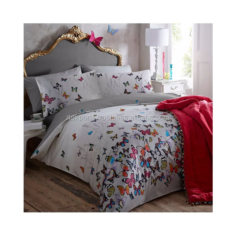 Best Selling 100% Pure Cotton Material Customized Design Bedding Duvet Cover Sets Manufacturer