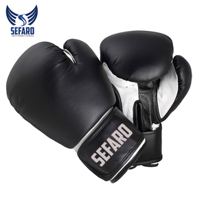 Mejor venta 2024 Diseño Nuevos guantes de boxeo de cuero PU Muay Thai Kick Fighting Guantes de competición en tamaños 6oz 8oz 12oz 14oz 16oz - Product Image 4