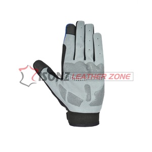 Guantes Mecánicos Azules Personalizados, Guantes de Impacto, Guantes de Trabajo Antideslizantes, Guantes Tácticos para Mecánicos, Guantes de Cuero Sintético de Dedo Completo de 3 mm - Product Image 3