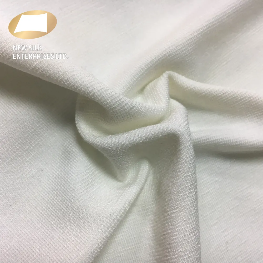 Güzellik cilt koku giderici fonksiyonel t-shirt kollajen viskon rayon pamuk polyester cilt bakımı örme anti uv dayanıklı kumaş