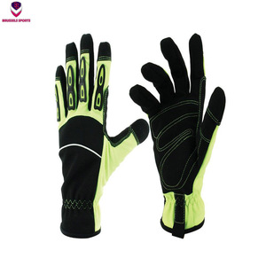 Guantes de trabajo de cuero para hombre y mujer, guantes de trabajo de seguridad Industrial para mecánica, soldadura, jardinería, conducción, logotipo personalizado - Product Image 4