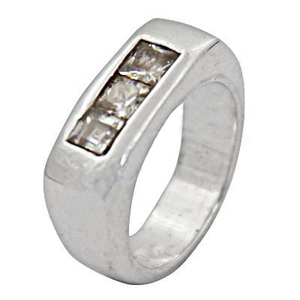 Anillo de compromiso de plata con piedras preciosas CZ, Plata de Ley 925, hermoso anillo de cóctel de circón cúbico, fabricante y proveedor de joyería fina - Product Image 2