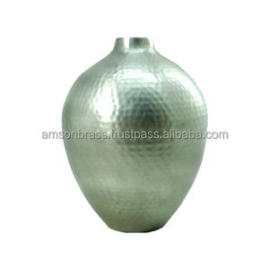 Florero de forma redonda de aluminio y metal, decoración de hotel de boda, florero de lujo, decoración para el hogar y la granja - Product Image 5