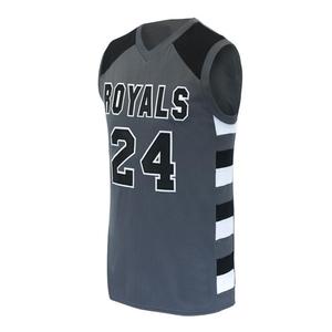 Nouvel arrivage de maillots de basket-ball réversibles à séchage rapide, uniformes antibactériens respirants et personnalisables XL Plus personnalisés - Product Image 2