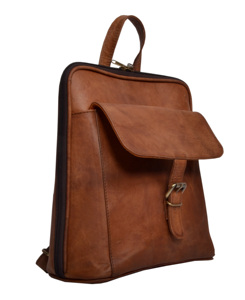 Bolso cruzado de hombro con tirantes de cuero genuino, bandolera de cuero genuino marrón para hombres y mujeres, bolso de mensajero con bandolera - Product Image 5