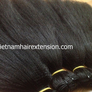 Extensions de cheveux naturels vierges en trame, boucles françaises, 100g, 8"-40", cheveux vietnamiens - Product Image 1