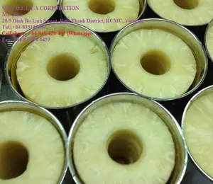 Hafif şurup içinde konserve ananas dilim/yığın/adet 2020