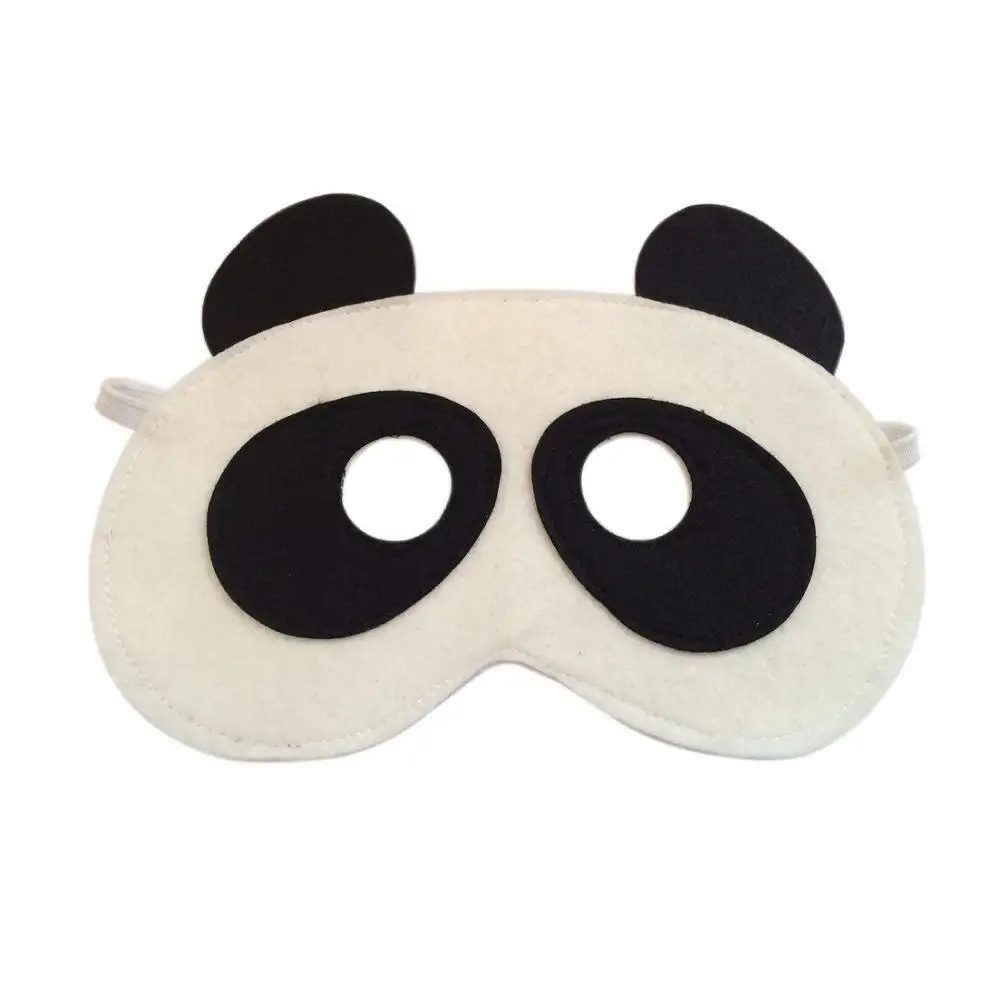 Party favors Panda Felt Mask party ideas kids costume kids animal masks