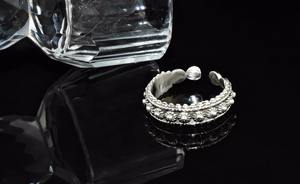 Anillos Midi de trabajo fino puro, joyería de plata de ley 925 Lisa oxidada, joyería de plata fresca - Product Image 3