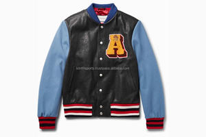 Vente en gros Laine Logo personnalisé Nouveau Qrrival 2023 Cuir Varsity Letterman Vestes Fabricant et fournisseur du Pakistan - Product Image 2