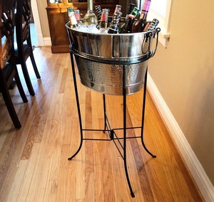 Stainless Steel Large Beverage Beer <b>Wine</b> Party Ice Bucket Eco-Friendly Virgin Craft CE Certified Fashionable Minimalist Includes - Product Image 1