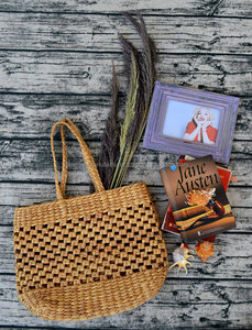 Hecho a mano de alta calidad de moda de jacinto de agua, bolso - Product Image 2