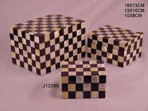 กล่องไม้โมเสคเรซิ่นที่ออกแบบอย่างมีเอกลักษณ์พิมพ์ลายสีฟ้าเครื่องประดับออแกไนเซอร์สำหรับผู้หญิงและเด็กผู้หญิงไอเดียของขวัญที่แปลกใหม่ - Product Image 4