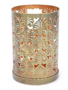 Hermoso redondo de oro de filigrana linterna votiva titular nuevo diseño de hierro decoración del hogar - Product Image 6