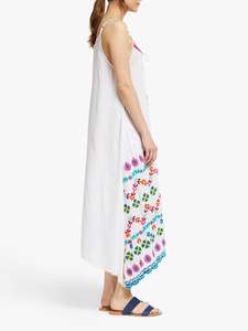 Robe Maxi brodée avec col en chaîne pour femmes, vêtement indien, pas cher, transportable, styliste, 2020 - Product Image 4