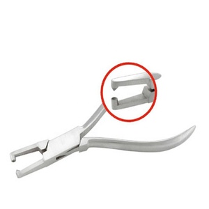 Pince optique spéciale Pince à bec de chaîne avec surface de mâchoire dentelée Acier et matériau en nylon Système de mesure métrique - Product Image 4