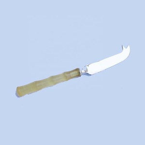 Esparcidor de queso con mango de resina de diseño de bambú, cortador de mantequilla, juego de utensilios de cocina para el hogar - Product Image 1