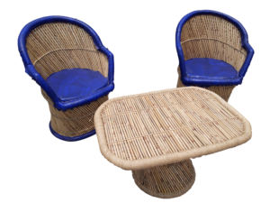 เก้าอี้หนังแฟชั่นหรูหราเฟอร์นิเจอร์สำหรับห้องนั่งเล่นตกแต่งบ้านพร้อมโต๊ะสำหรับคาเฟ่ร้านอาหาร - Product Image 2