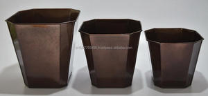 Petits seaux galvanisés de style américain de différentes couleurs pour fleur/plante verte - Product Image 4