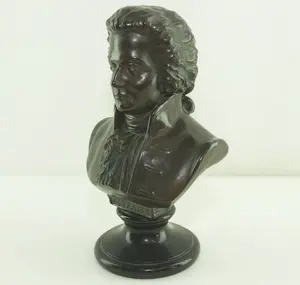 Hot Sale for Carving Bronze Mozart Bust Sculpture