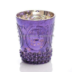 Vela votiva de cristal Tealight duradera más vendida para decoración de bodas y Navidad - Product Image 1