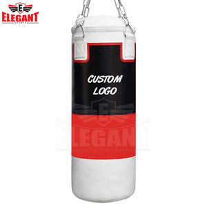 กระสอบทรายสำหรับชกมวยแบบหนัก คุณภาพสูง กระสอบทรายสำหรับชกมวย สีดำ ขาว ทอง ขนาด 180 ซม. - Product Image 6