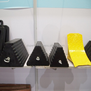 Cale de roue en caoutchouc robuste directe d'usine Cales de roue durables et fiables pour un stationnement et un contrôle de traction sécurisés - Product Image 2