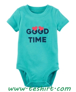 Mameluco de Algodón Orgánico Personalizado para Bebé, Cierre de Botones a Presión, Manga Corta, Ecológico, Transpirable, Unisex, Mono de una Pieza - Product Image 4