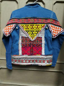 Chaqueta Vaquera Boho Tribal, Chaqueta Gitana con Adornos Banjara, Estilo Born Wild - Product Image 2