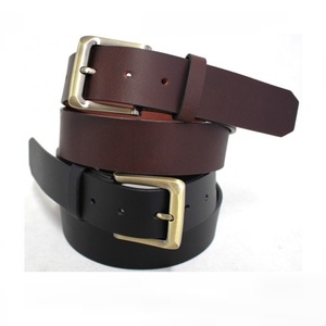 Cinturón de piel de vaca de lujo para hombre con tobogán para hebilla Correa de fácil ajuste sin agujeros Versátil para viajes de trabajo o uso de fin de semana - Product Image 5