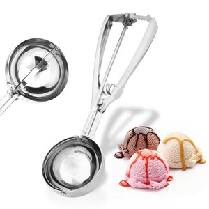Cuchara de helado de alta calidad de acero inoxidable para cuchara de helado del desierto - Product Image 2