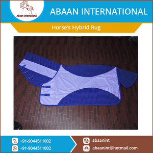 Couverture pour cheval hybride en coton respirante, combinaison stable et d'extérieur, légère, protection toutes saisons - Product Image 2