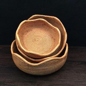 Natural Woven Rattan Eco-Friendly Folding <b>Storage</b> <b>Basket</b> - Product Image 5