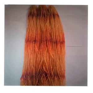 Orange Color Carnelian Faceted Shaded <b>Beads</b> - Product Image 1