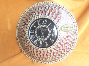 Horloge murale en aluminium suspendue, horloge murale, de style marin nautique, à la mode - Product Image 2