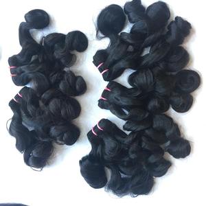 Cheap Remy Virgin Skin Weft Double Bouncy Wavy Machine Weft Vietnam Human Hair Extensions - Product Image 6