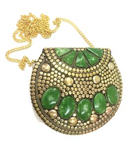 กระเป๋าคลัทช์ราตรีสำหรับผู้หญิง,กระเป๋าคลัทช์คริสตัลสำหรับงานปาร์ตี้งานแต่งงานกระเป๋าสะพายคาดลำตัวสายโซ่พร้อมถุง Rhinestone Sac - Product Image 5