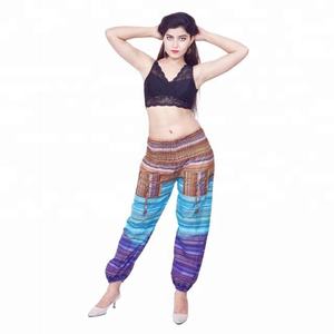 Pantalones holgados de baile Hippie, informales - Product Image 1