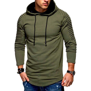 เสื้อฮู้ดดี้ลำลองผู้ชายแบบยาว ดีไซน์สั่งทำได้ ราคาส่งถูก - Product Image 3