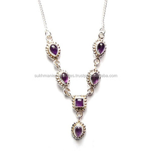 Collar de labradorita de plata esterlina de moda hecho a mano tamaño libre piedra de cristal joyería hecha a medida a precio de descuento - Product Image 3