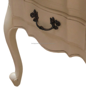 Étagères de nuit en bois d'acajou, 2 tiroirs, Style français - Product Image 6