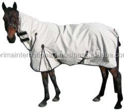 PRIMA Horse Summer <b>Sheet</b> Fixed Neck Cover Lightweight Ripstop Polycotton Fabric Summer Horse Rug Combo for Indoor-Outdoor Use - Product Image 4