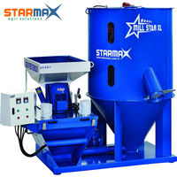 MILLSTARXL inek yem yapma makinesi/yem değirmeni ve dikey mikser/yem taşlama makinesi