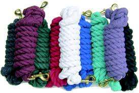 High Quality Horse <b>Lead</b> Ropes in Cotton 2.20 Meter <b>Long</b> Horse <b>Lead</b> Ropes Assorted Colors Horse <b>Lead</b> Ropes Heavy Snap - Product Image 3