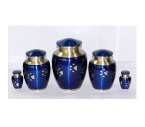 Diseñador clásico azul cremación urnas por ZHE - Product Image 5