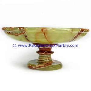 Bols à fruits en pierre d'onyx sculptés à la main, plats, plateaux, couleur naturelle, articles décoratifs pour la maison, style amour, modèle de motif, artisanat en pierre - Product Image 1