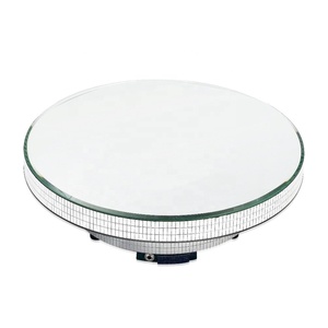 Support de présentation rotatif en verre transparent à énergie solaire pour bijoux, électronique, montres, supermarchés et expositions, utilisation en vente au détail - Product Image 1