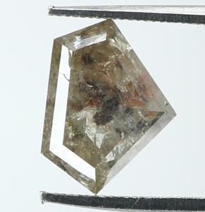 เพชรแท้ทรงหลวม สีเทา-น้ำตาลโบราณ 1.30 กะรัต, เพชรทรงหลวมแบบเกลือและพริกไทย, เพชรโบราณ - Product Image 1